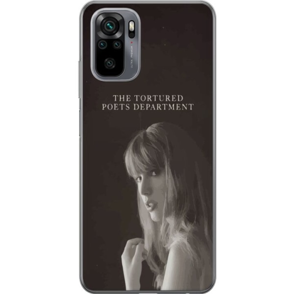 Xiaomi Redmi Note 10S Läpinäkyvä kuori Taylor Swift