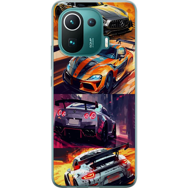 Xiaomi Mi 11 Pro Genomskinligt Skal Rally Fever – fartfyllt