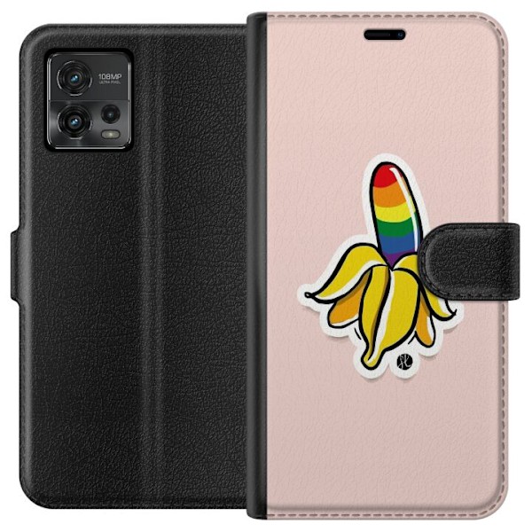 Motorola Moto G72 Lommeboketui Glad Banan