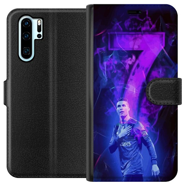 Huawei P30 Pro Plånboksfodral Ronaldo 7 – Fotbollslegend i