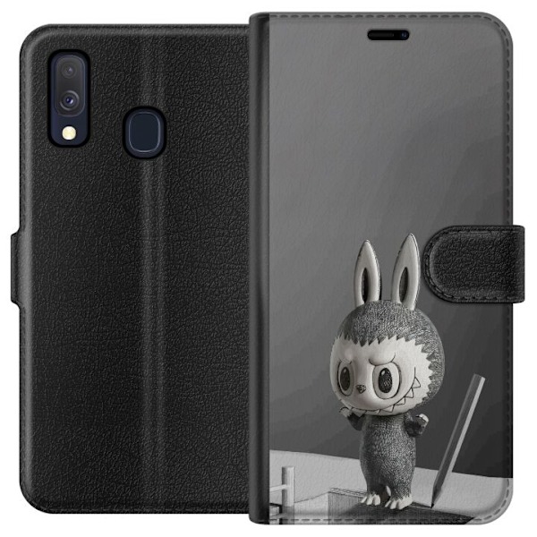 Samsung Galaxy A40 Tegnebogsetui Pop Mart MEGA LABUBU LABUBU Sketch 1000%