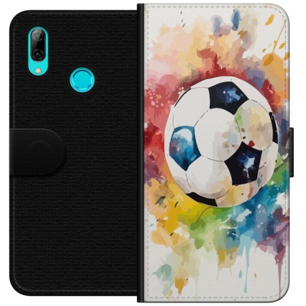 Huawei P smart 2019 Tegnebogsetui Fodbold