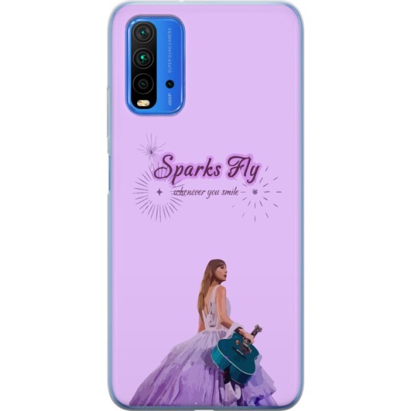 Xiaomi Redmi Note 9 4G Genomskinligt Skal Taylor Swift - Spark