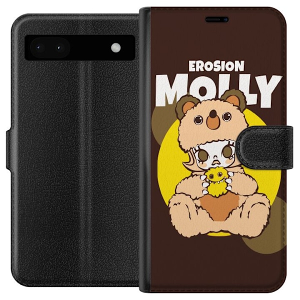 Google Pixel 6a Lompakkokotelo Pop Mart Erosion Molly