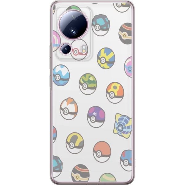 Xiaomi 13 Lite Gennemsigtig cover Pokemon