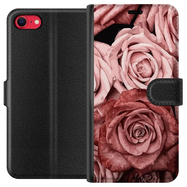 Apple iPhone SE (2022) Plånboksfodral Rosor