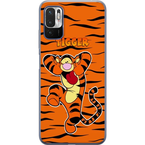 Xiaomi Redmi Note 10 5G Gennemsigtig cover Tiger