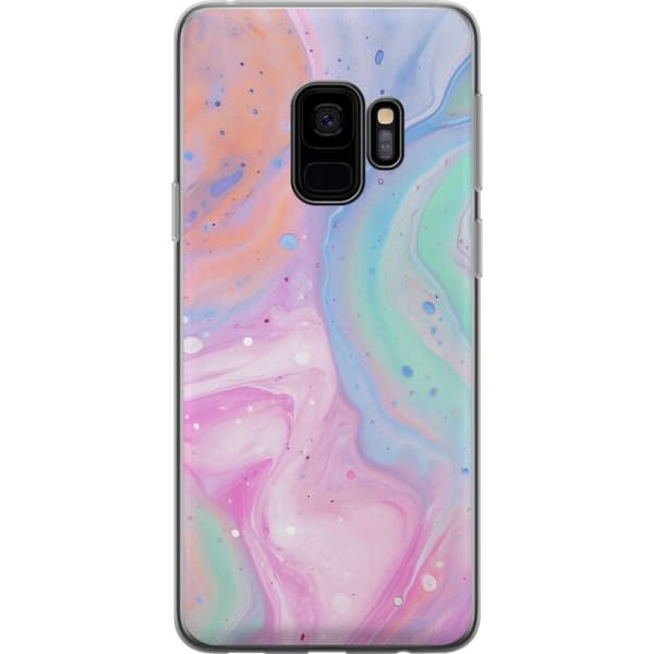 Kompatibelt Mobilskal till Samsung Galaxy S9 Pastellmarmor