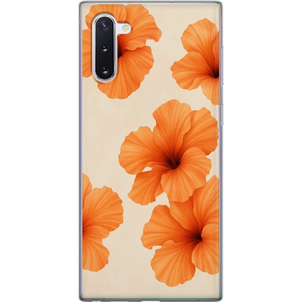 Samsung Galaxy Note10 Genomskinligt Skal Papaya Punch
