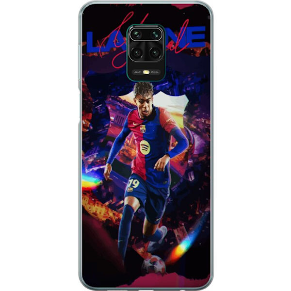 Xiaomi Redmi Note 9 Pro Läpinäkyvä kuori Yamal Rising Talent FC Barcelona Pelaaja Nuori Jalkapalloilija Suosittu Motiivi Urheilu Espanja Lahjakkuus