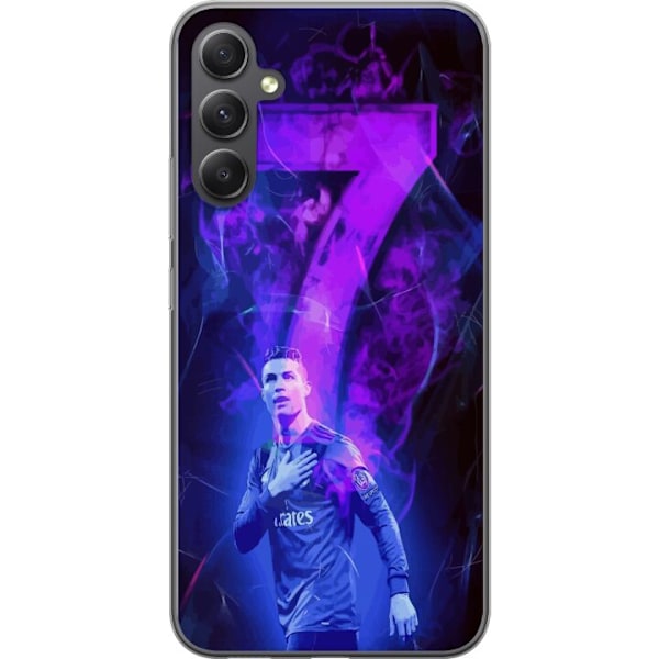 Samsung Galaxy A15 5G Läpinäkyvä kuori Ronaldo 7