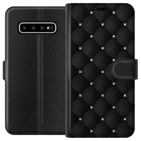 Kompatibelt Lommeboketui til Samsung Galaxy S10+ Luxe