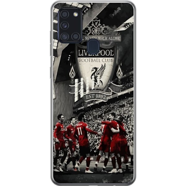 Samsung Galaxy A21s Läpinäkyvä kuori Liverpool