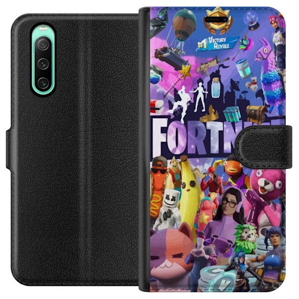 Sony Xperia 10 IV Lommeboketui Fortnite Skins Emotes Battle Ro