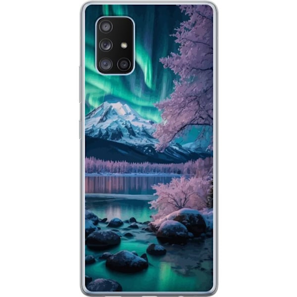 Samsung Galaxy A71 5G Läpinäkyvä kuori Norrsken