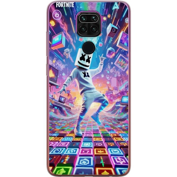 Xiaomi Redmi Note 9 Läpinäkyvä kuori Fortnite