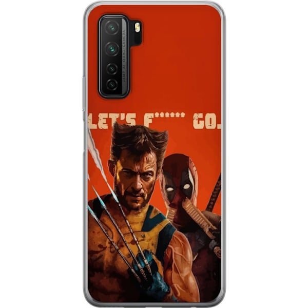 Huawei P40 lite 5G Läpinäkyvä kuori Deadpool & Wolverine