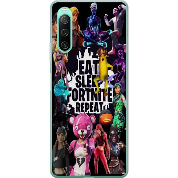 Sony Xperia 10 IV Läpinäkyvä kuori Fortnite