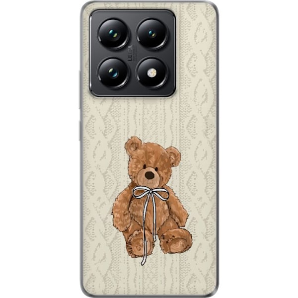 Xiaomi 14T Pro Gennemsigtig cover Lille Teddy – klassisk ted