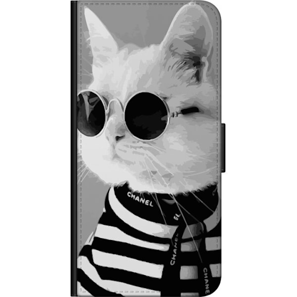 Huawei P smart 2019 Tegnebogsetui Fancy Kat