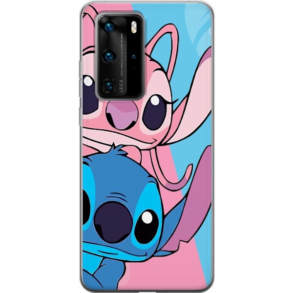Huawei P40 Pro Genomskinligt Skal Stitch & Angel