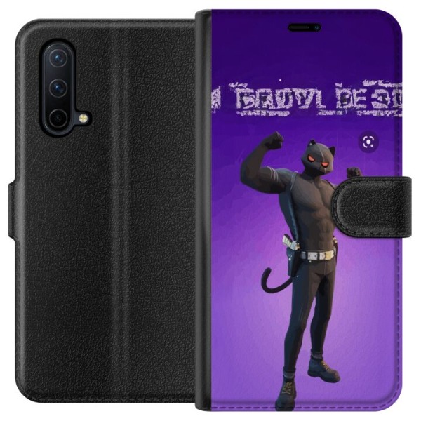 OnePlus Nord CE 5G Tegnebogsetui Fortnite - Meowscles