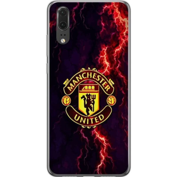 Huawei P20 Gennemsigtig cover Manchester United
