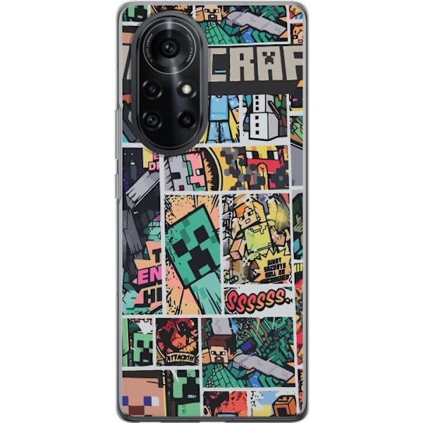 Huawei nova 8 Pro Läpinäkyvä kuori Minecraft Taide