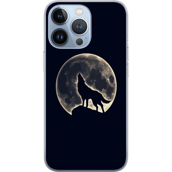 Kompatibelt Mobildeksel til Apple iPhone 13 Pro Ulve Måne