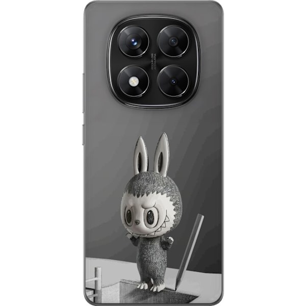 Xiaomi Redmi Note 14 Pro Läpinäkyvä kuori Pop Mart MEGA LABUBU LABUBU Sketch 1000%