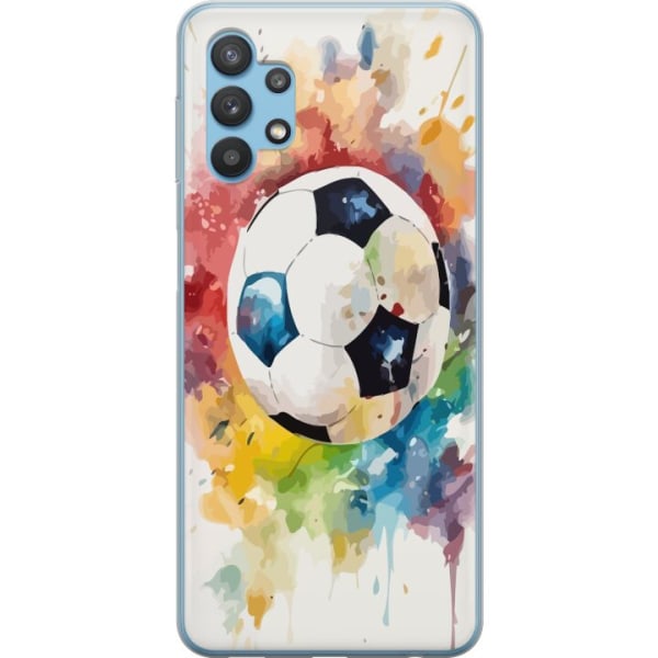 Samsung Galaxy A32 5G Gjennomsiktig deksel Fotball