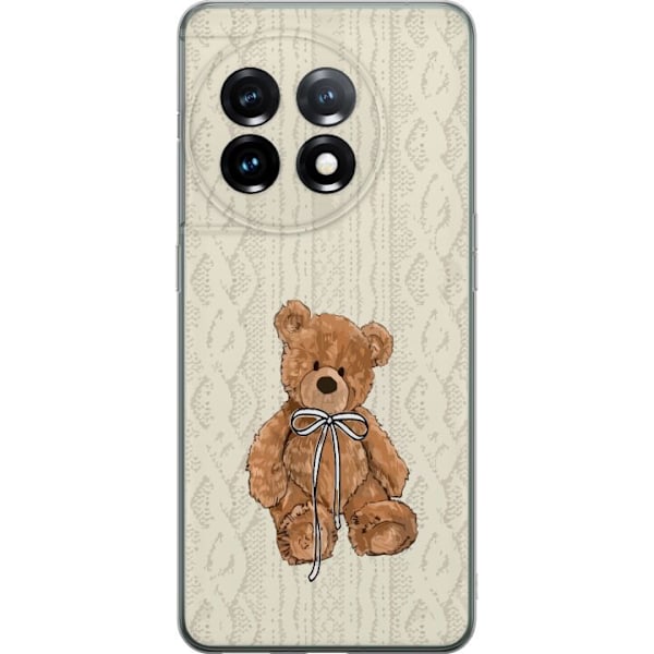 OnePlus 11 Gjennomsiktig deksel Liten Bamse – klassisk bamse