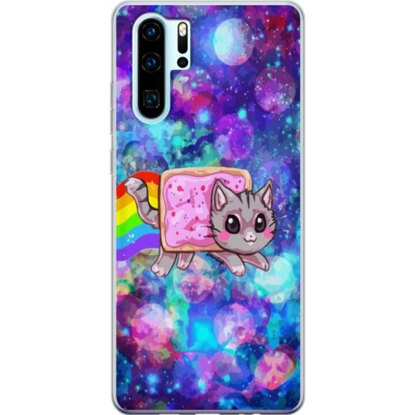 Huawei P30 Pro Gennemsigtig cover Flyvende kat