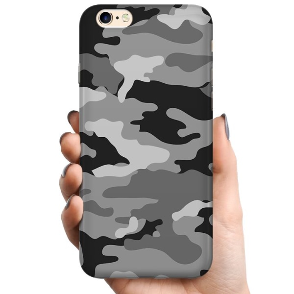 Apple iPhone 6s TPU Mobilcover Militær B/W