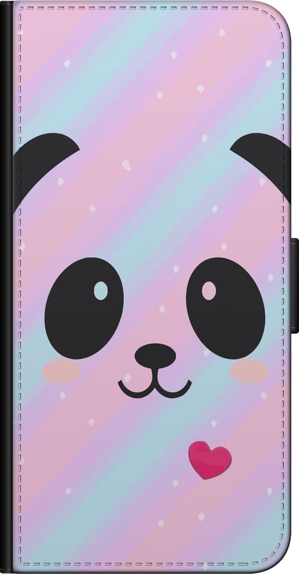 Kompatibelt Lommeboketui til OnePlus 9 Pro Regnbue Panda