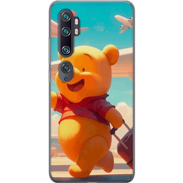 Xiaomi Mi Note 10 Gjennomsiktig deksel Nalle Puh Reiser