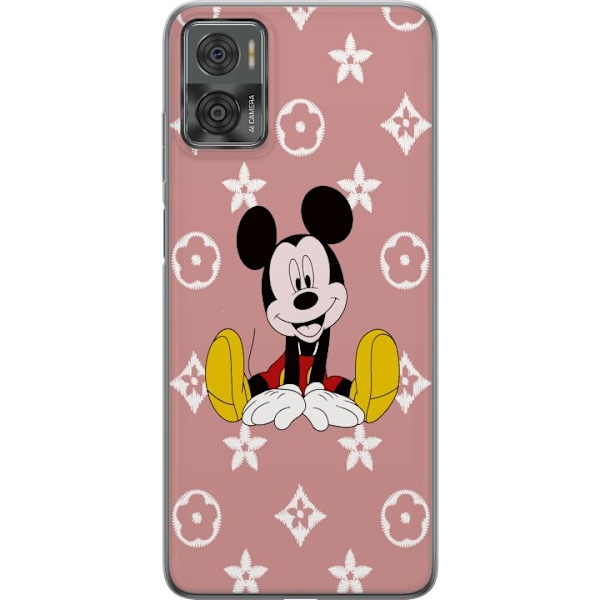 Motorola Moto E22i Gennemsigtig cover Mickey Mouse