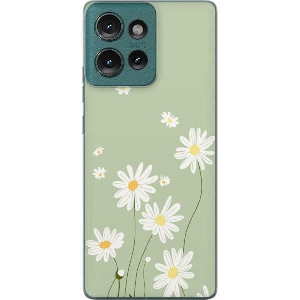Motorola Edge 50 Gennemsigtig cover Præstekraver - blomstret