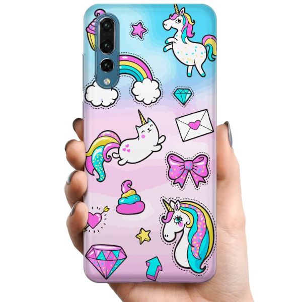 Huawei P20 Pro TPU Mobilskal UNICORN