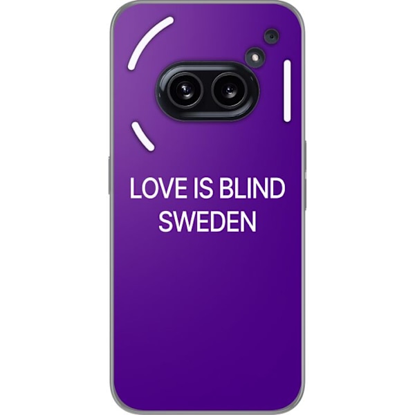 Nothing Phone (2a) Gjennomsiktig deksel Kjærlighet er Blind