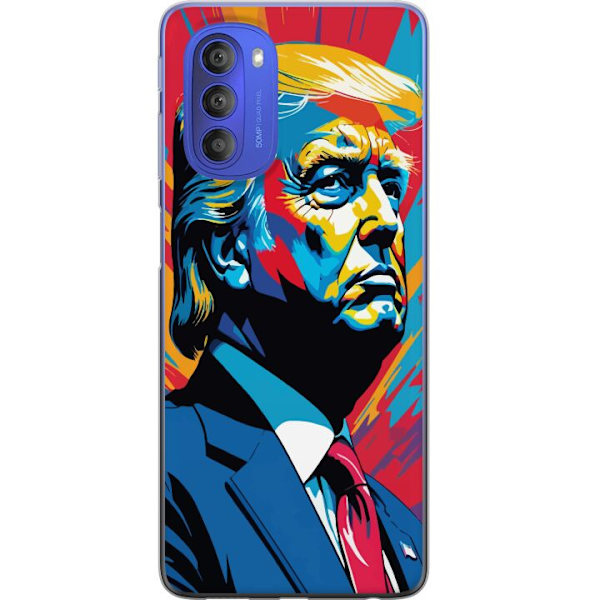 Motorola Moto G51 5G Gennemsigtig cover Trump