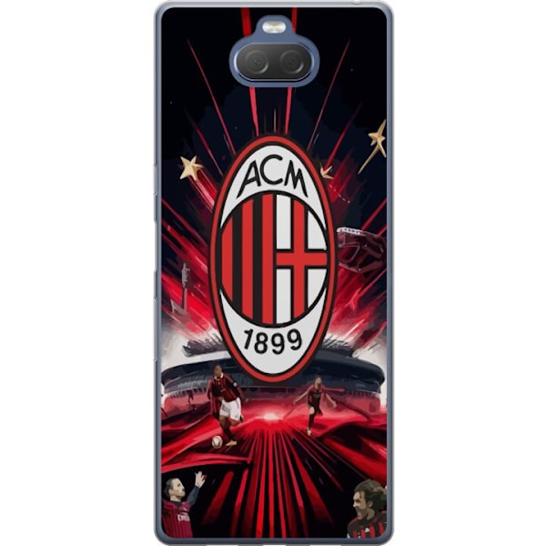 Sony Xperia 10 Plus Genomskinligt Skal AC Milan