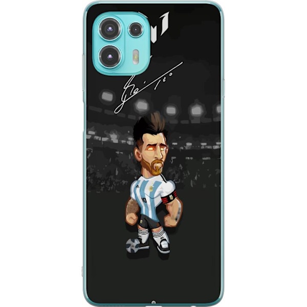 Motorola Edge 20 Lite Läpinäkyvä kuori Messi