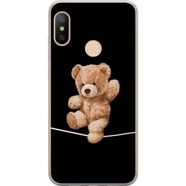 Xiaomi Redmi 6 Pro Gennemsigtig cover Bjørn