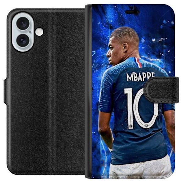 Apple iPhone 16 Plus Tegnebogsetui Kylian Mbappé