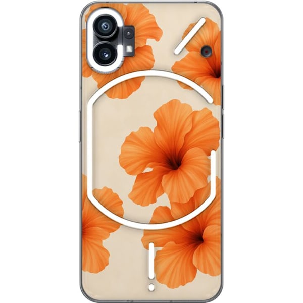 Nothing Phone (1) Genomskinligt Skal Papaya Punch