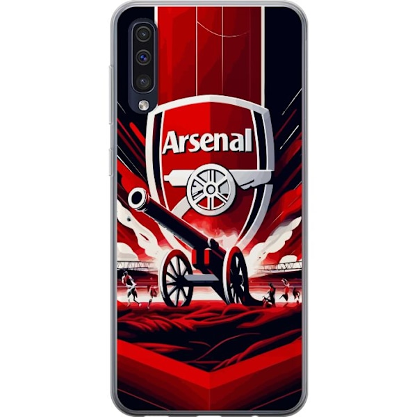 Samsung Galaxy A50 Genomskinligt Skal Arsenal