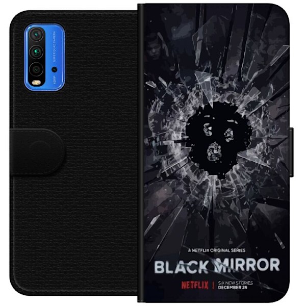 Xiaomi Redmi Note 9 4G Plånboksfodral Black Mirror Sci-Fi Net