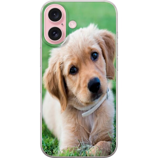 Apple iPhone 16 Gjennomsiktig deksel Hund