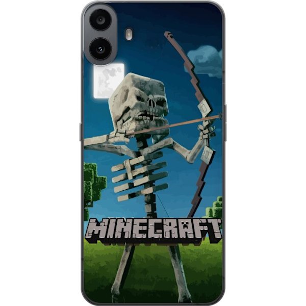 Nothing CMF Phone 1 Läpinäkyvä kuori A Minecraft Movie